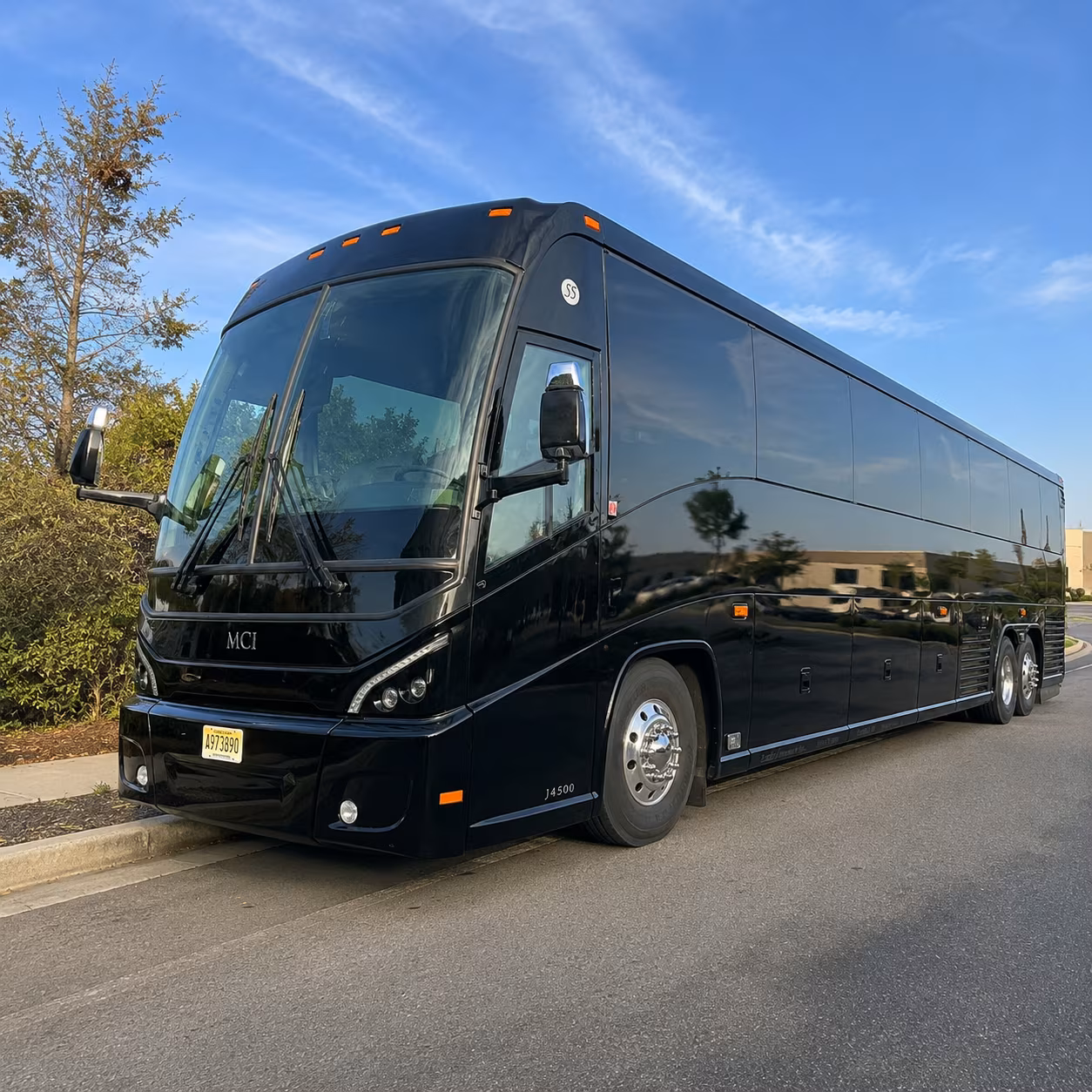 Columbus Airport Shuttle & Transportation party bus exterior
