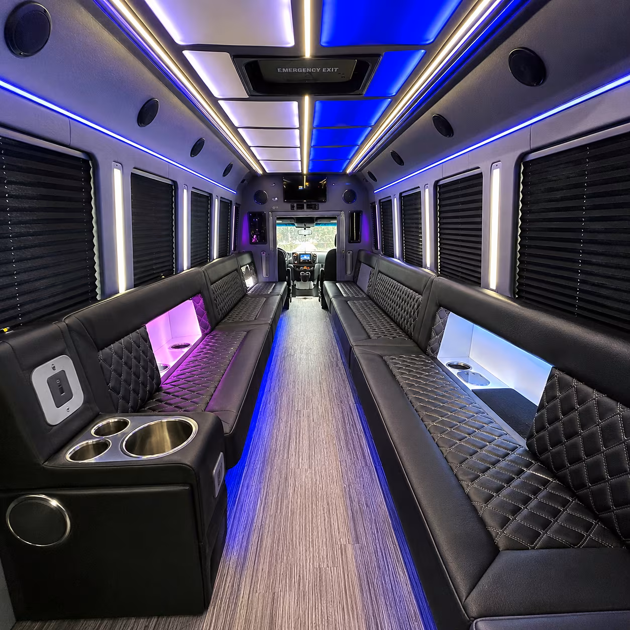 Columbus Bachelor & Bachelorette Transportation onboard seating