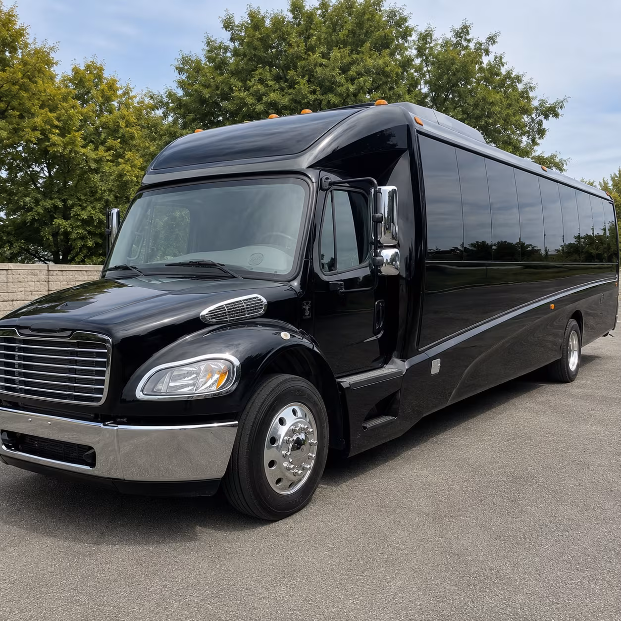 Columbus Corporate Transportation party bus exterior