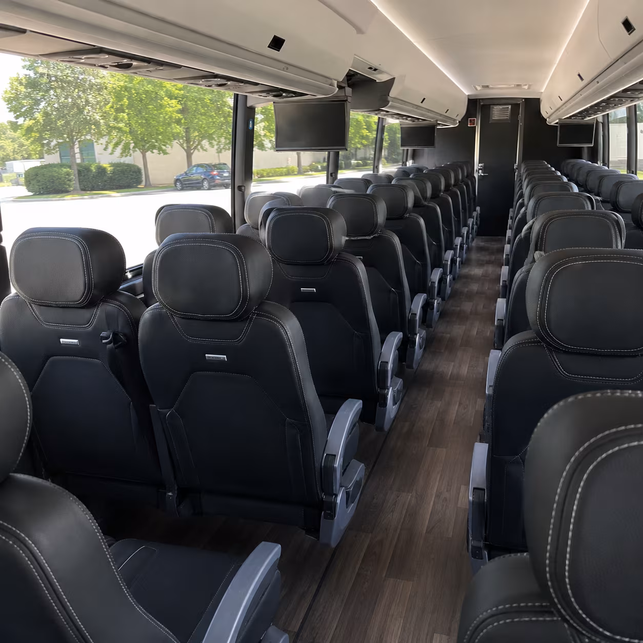 Columbus Corporate Transportation party bus interior