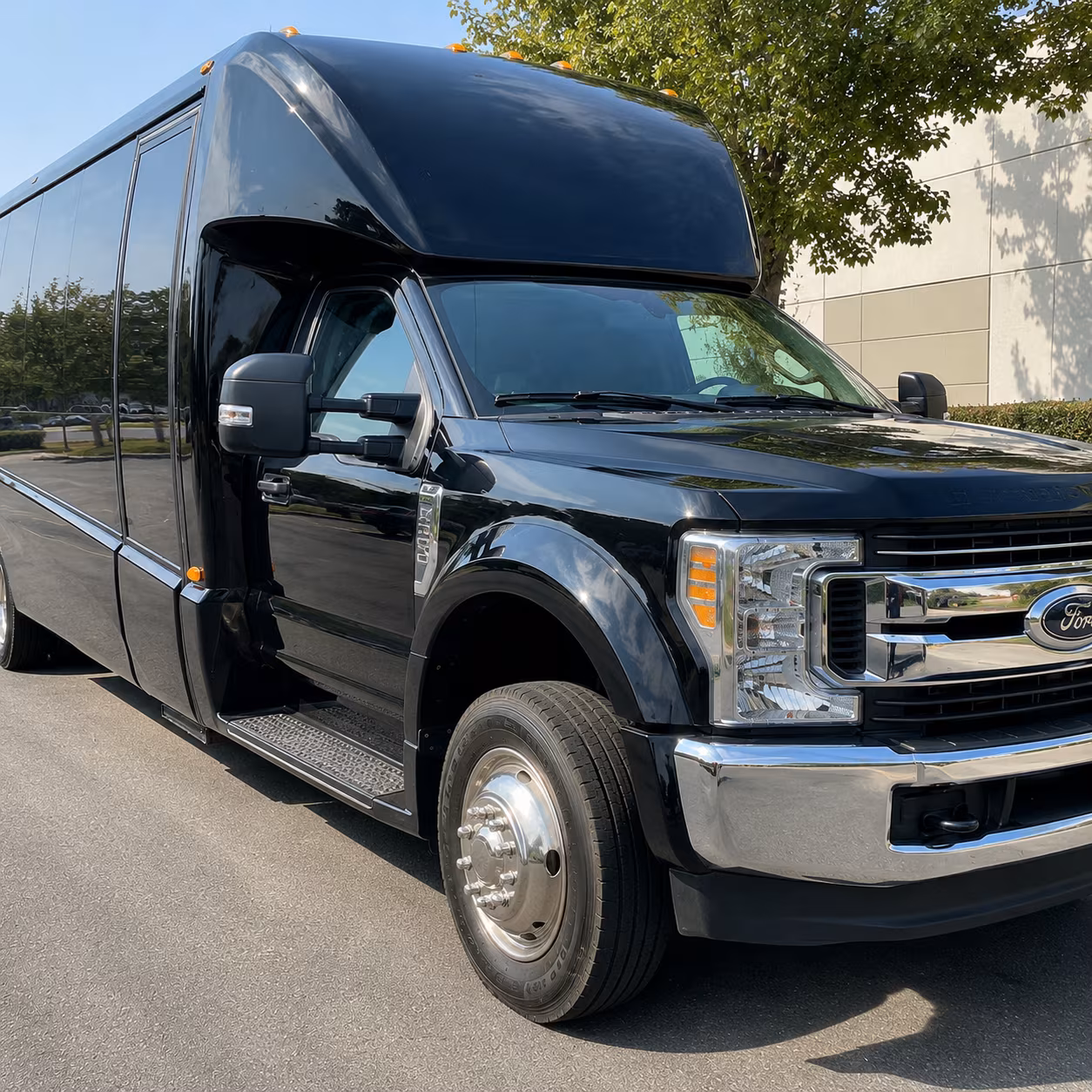 Columbus Corporate Transportation party bus exterior