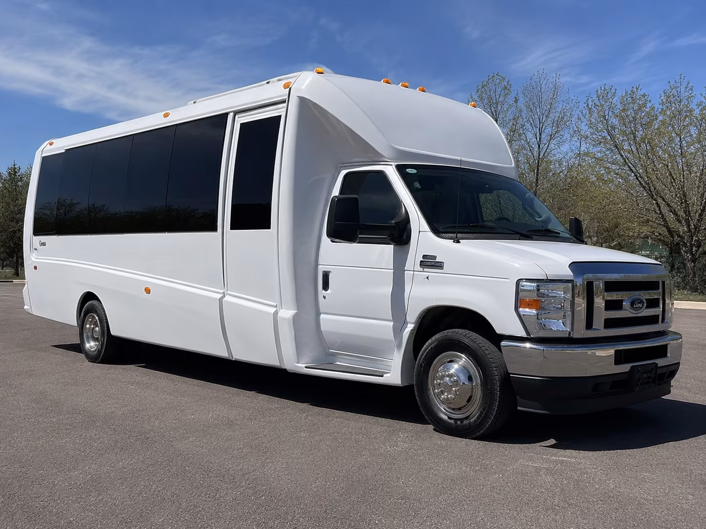 Columbus Prom & Homecoming Transportation party bus exterior