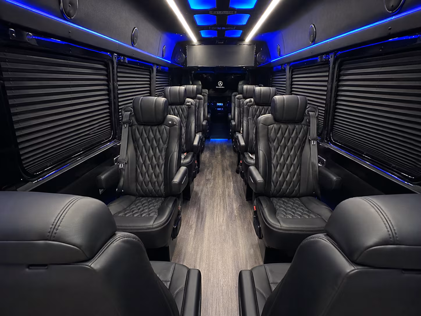 Columbus School Event Transportation party bus exterior