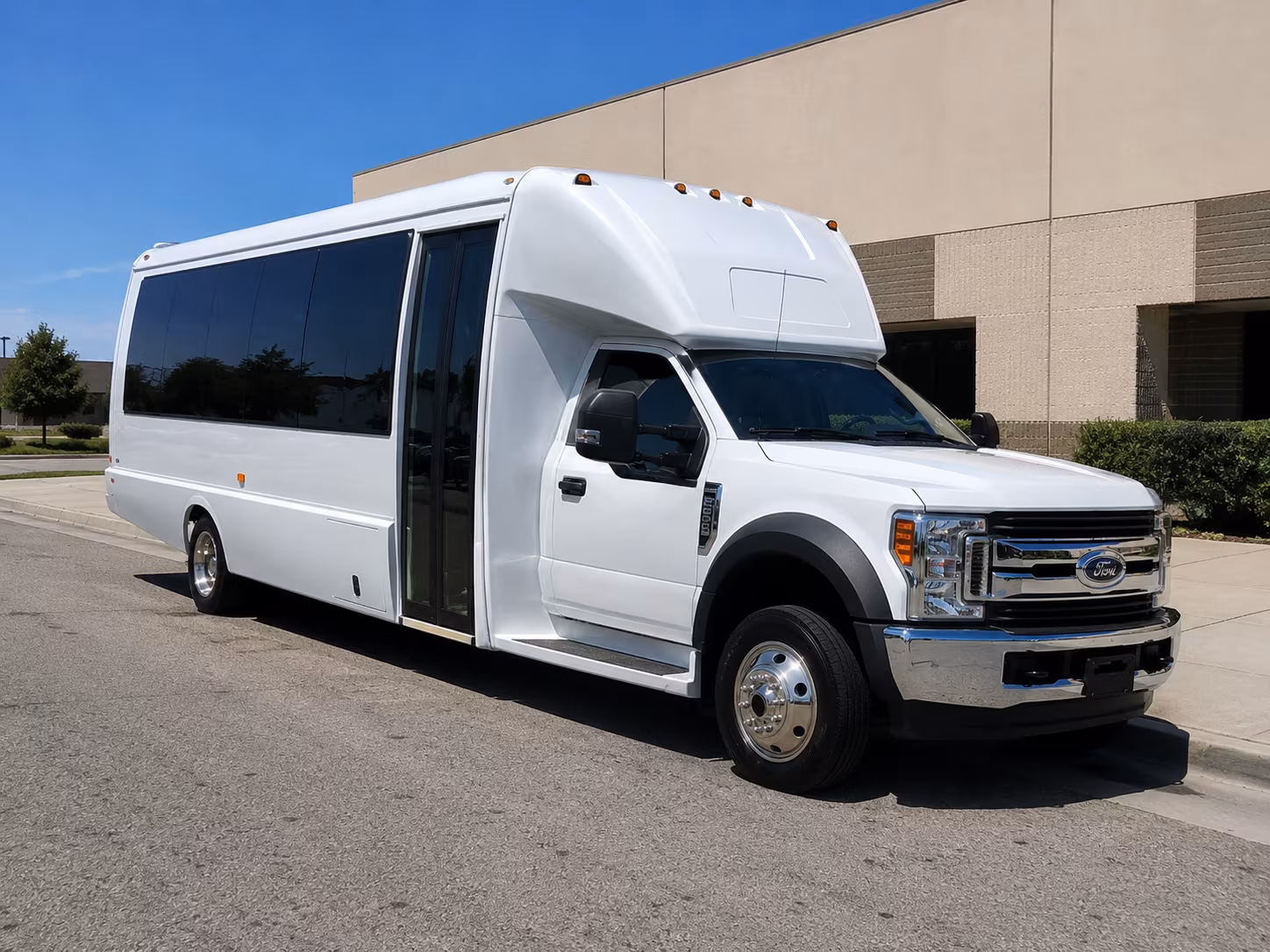 Columbus School Event Transportation party bus exterior