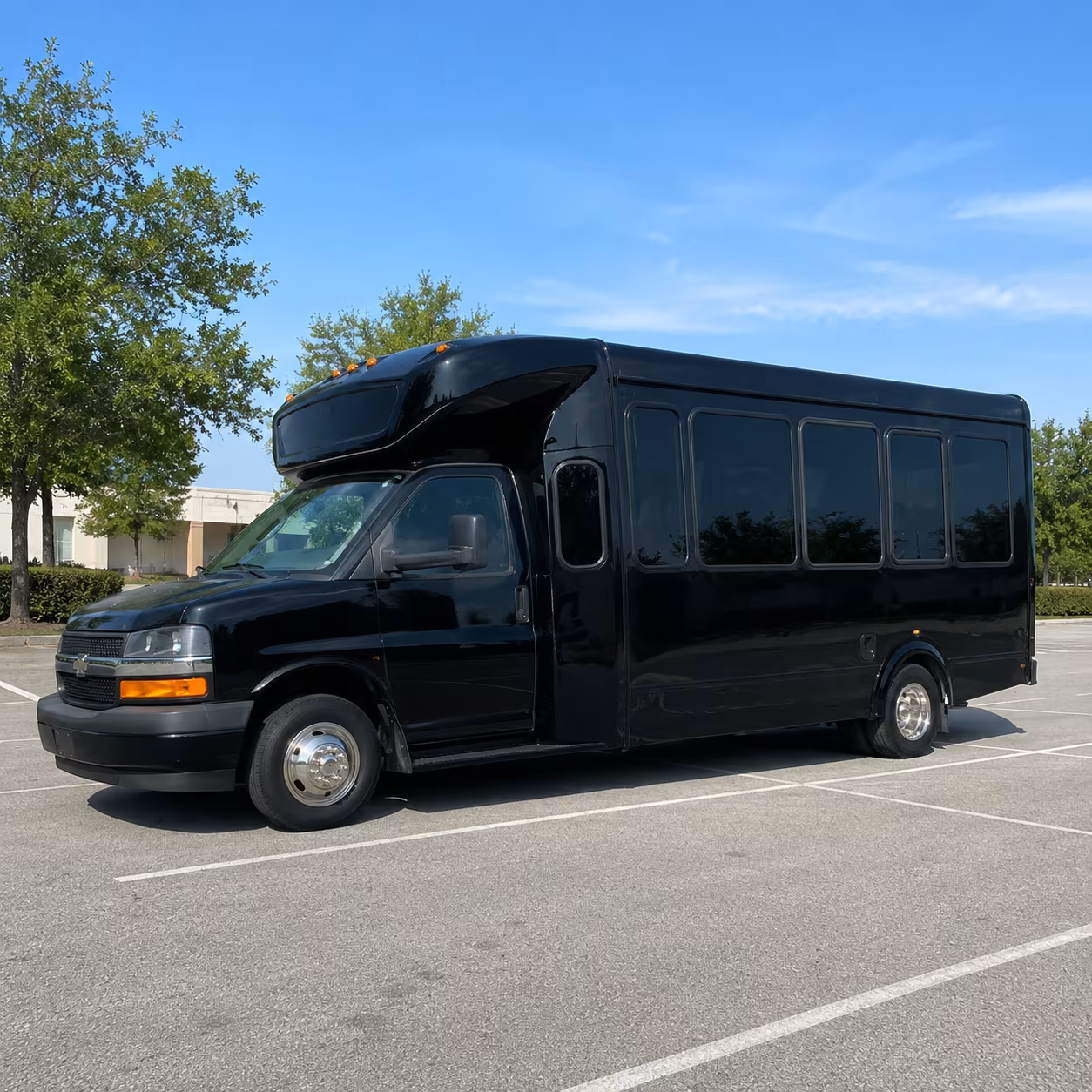 Columbus Sporting Event Transportation party bus exterior