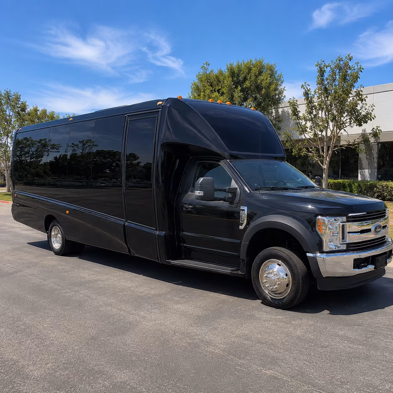 Columbus Sporting Event Transportation party bus exterior
