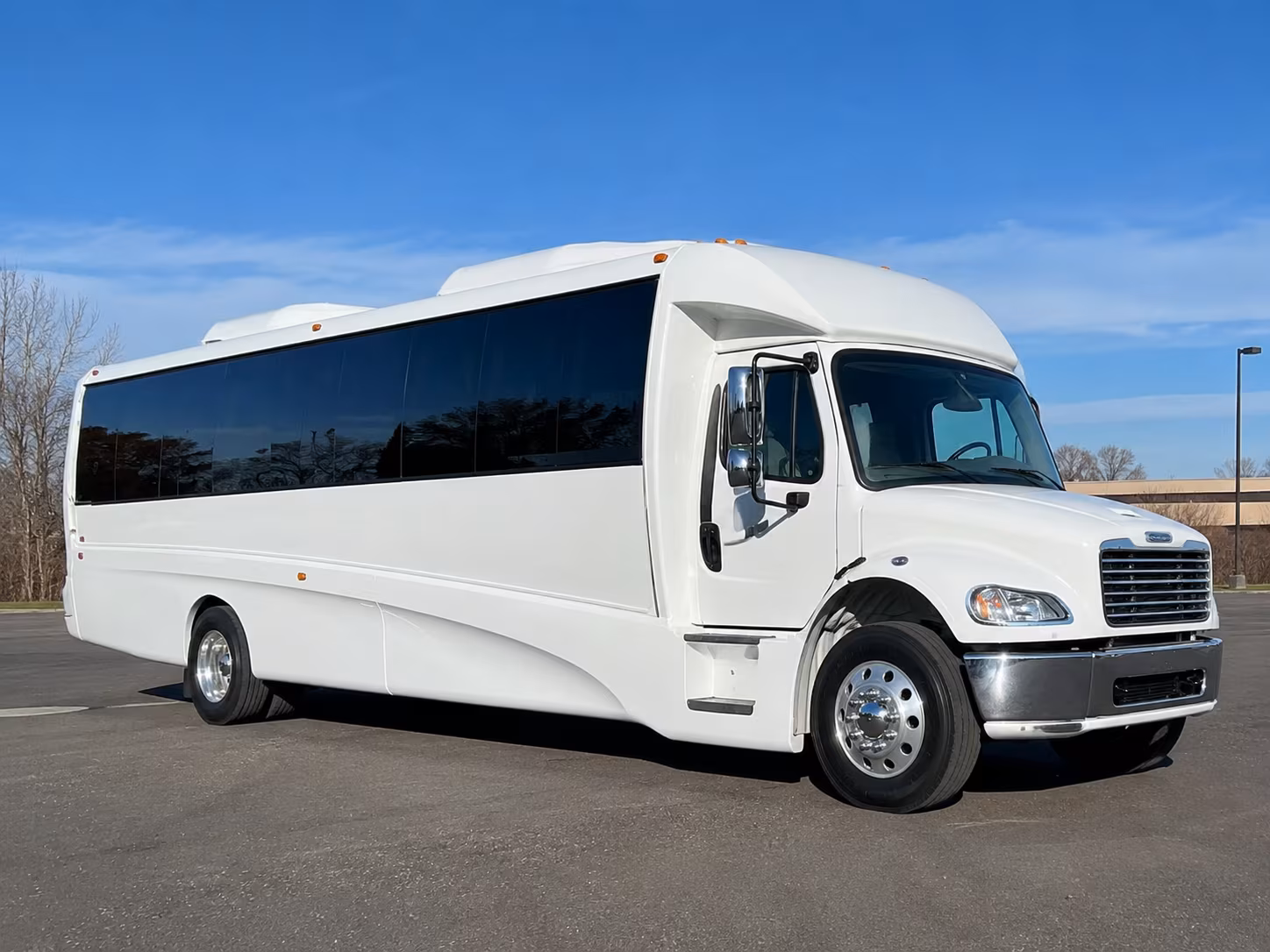 Columbus Wedding Transportation party bus exterior