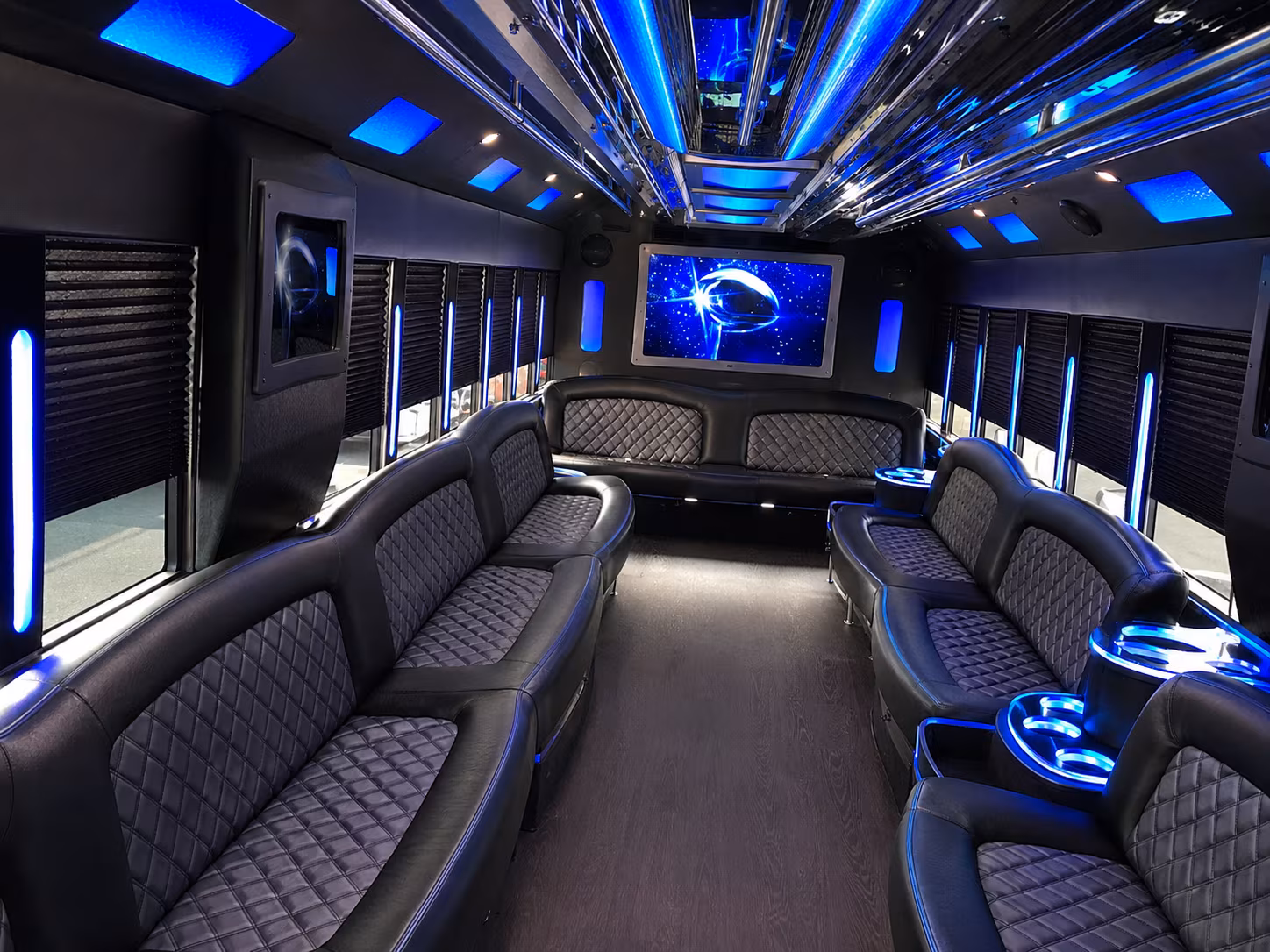 Columbus Winery Tour & Pub Crawl Transportation onboard seating
